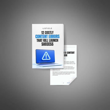 12 Costly Content Errors That Kill Launch Success image 2