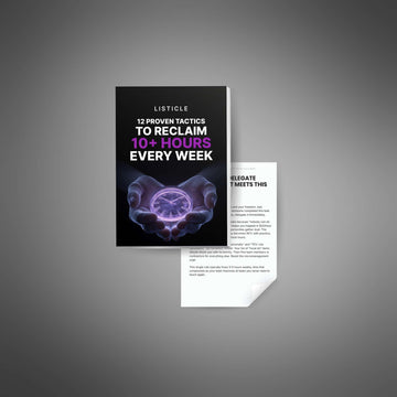 12 Proven Tactics to Reclaim 10+ Hours Every Week image 2