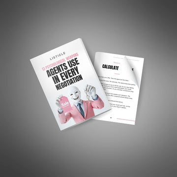 13 Psychological Weapons Agents Use in Every Negotiation image 4