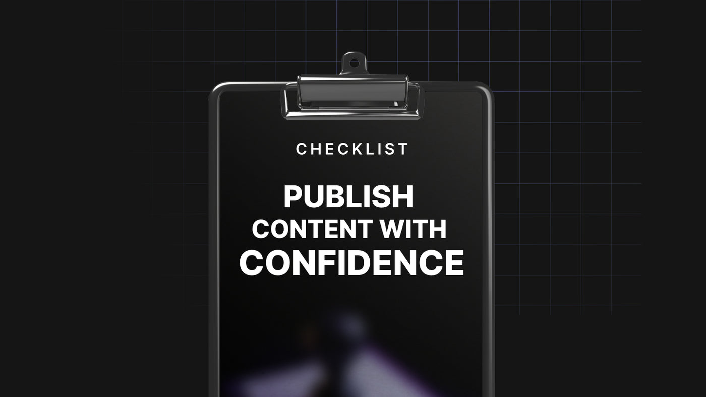 Publish Your Content with Confidence preview