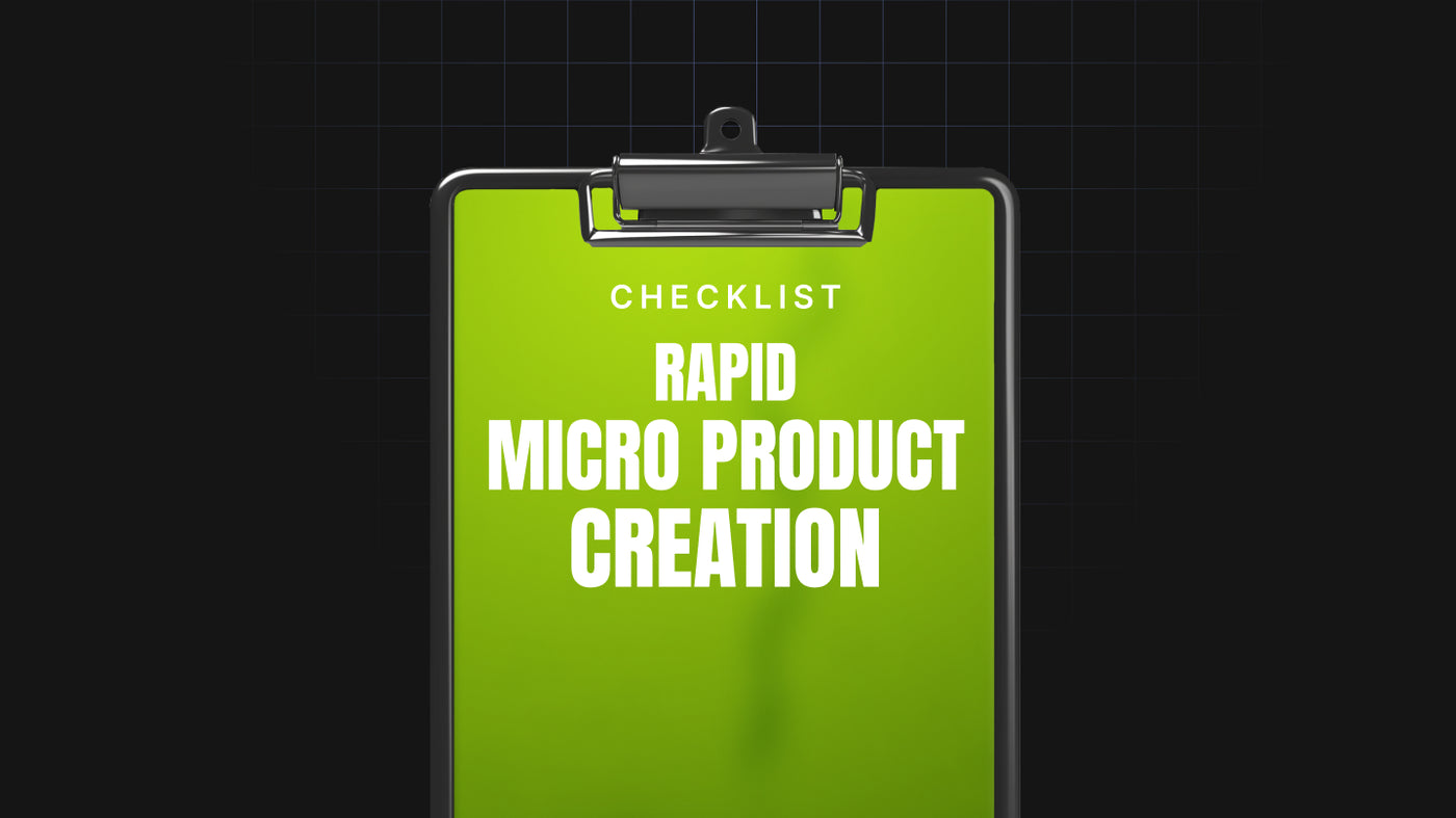Rapid Micro Product Creation preview