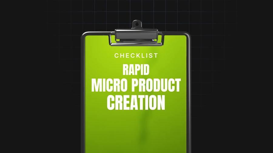 Rapid Micro Product Creation preview