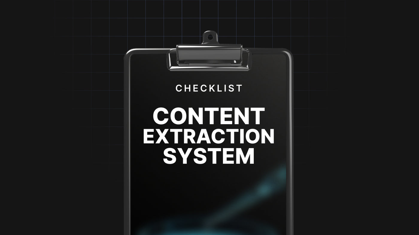 Content Extraction System preview