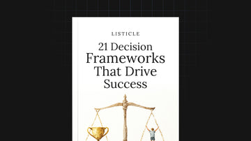 21 Decision Frameworks That Drive Success preview