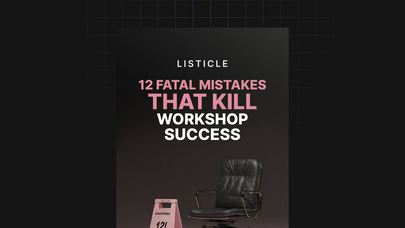 12 Fatal Mistakes That Kill Workshop Success preview
