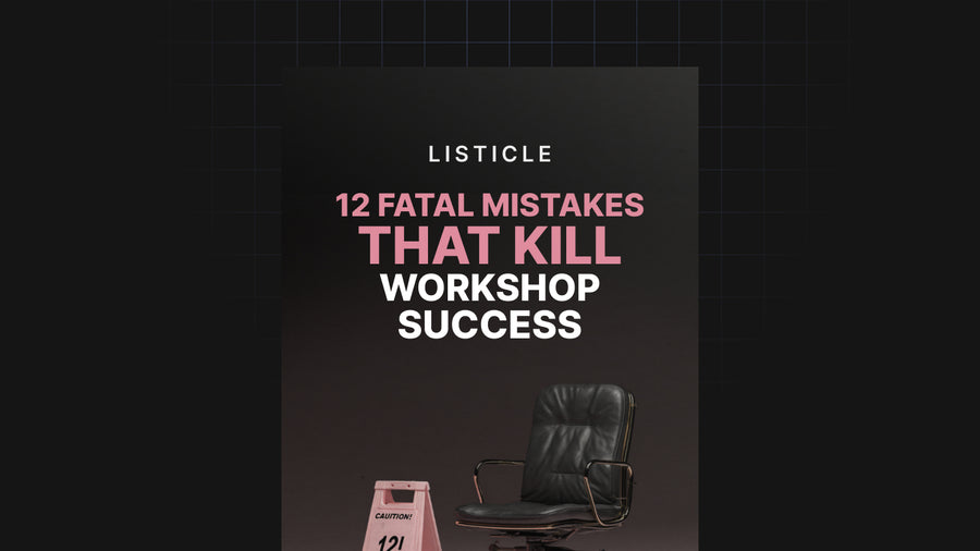 12 Fatal Mistakes That Kill Workshop Success preview