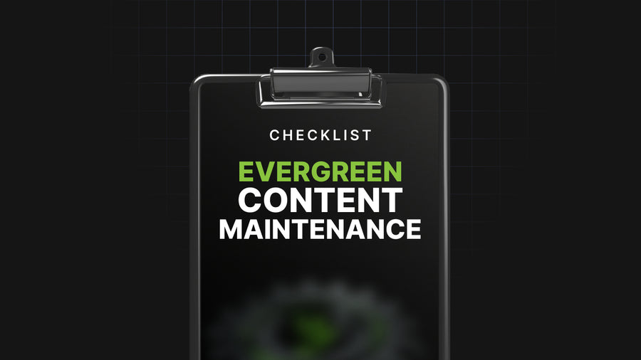 Evergreen Content Maintenance preview