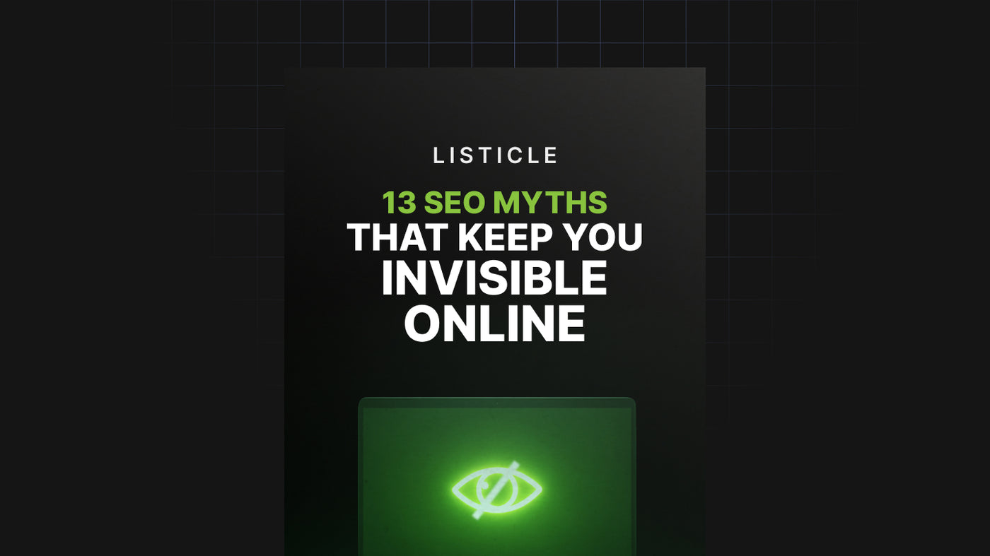 13 SEO Myths That Keep You Invisible Online preview
