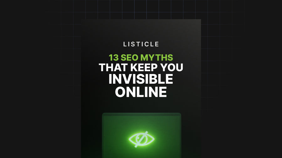 13 SEO Myths That Keep You Invisible Online preview