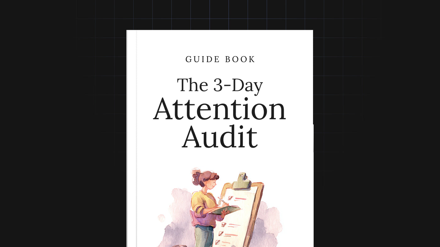 The 3-Day Attention Audit preview
