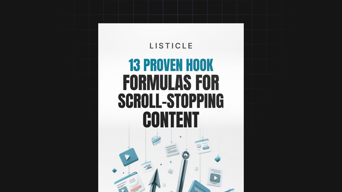 13 Proven Hook Formulas for Scroll-Stopping Content preview