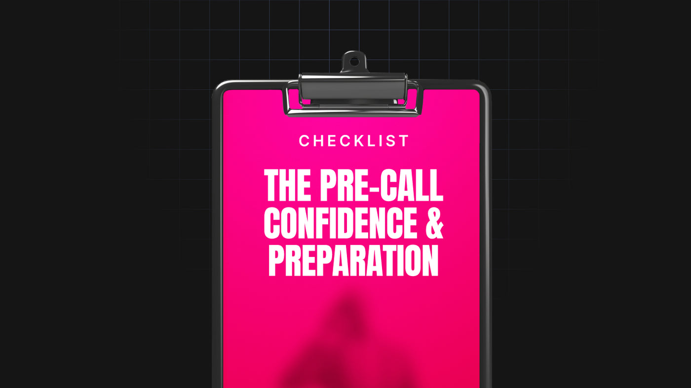 The Pre-Call Confidence & Preparation preview