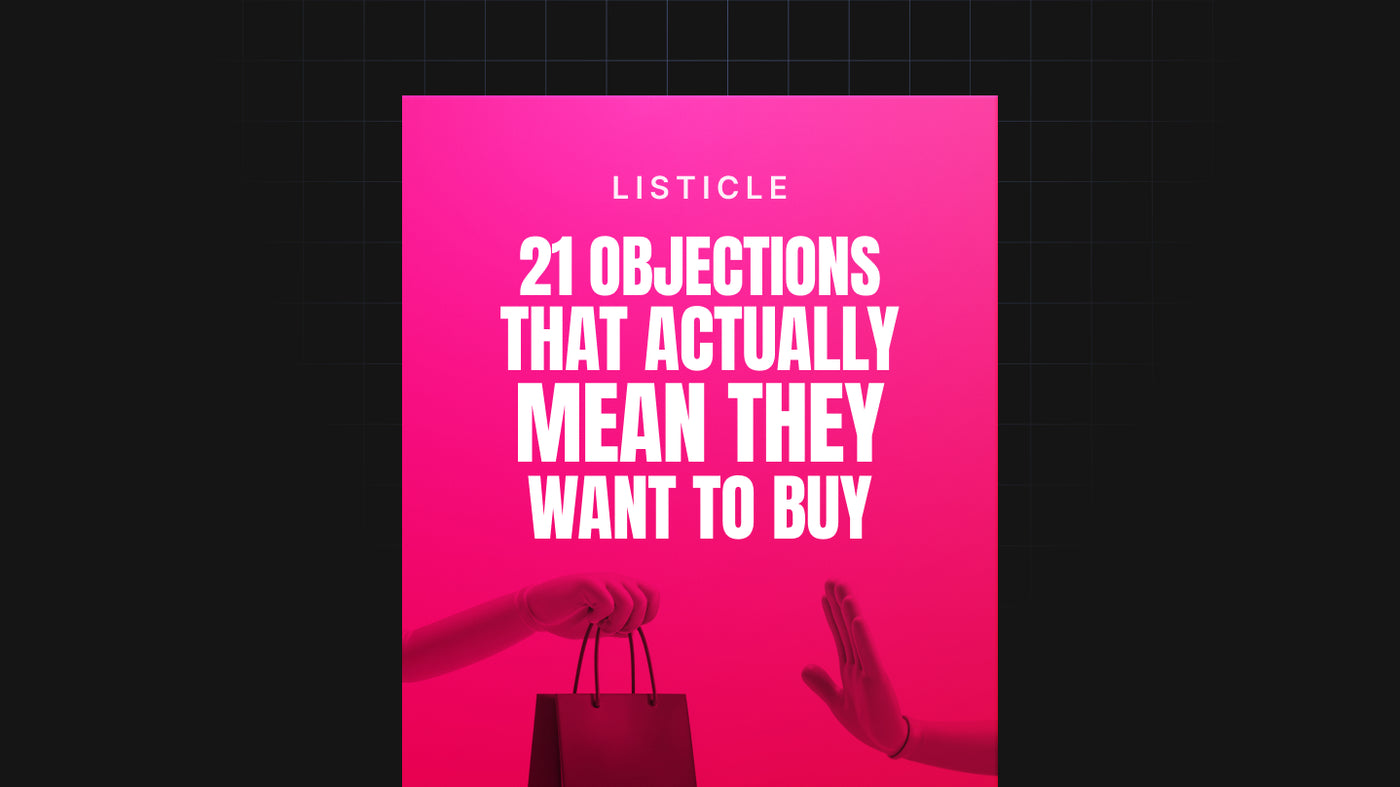 21 Objections That Actually Mean They Want to Buy preview