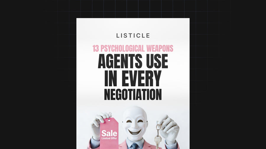 13 Psychological Weapons Agents Use in Every Negotiation preview