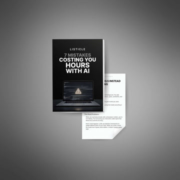 7 Mistakes Costing You Hours with AI image 2