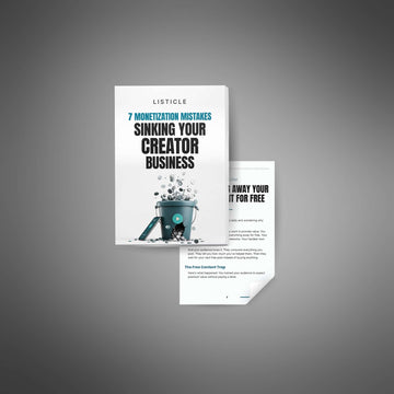 7 Monetization Mistakes Sinking Your Creator Business image 2