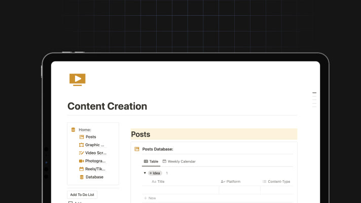 Content Creation preview
