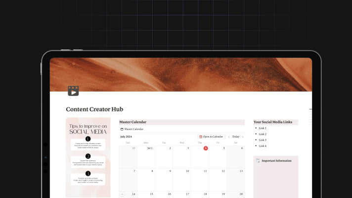 Content Creator Hub preview