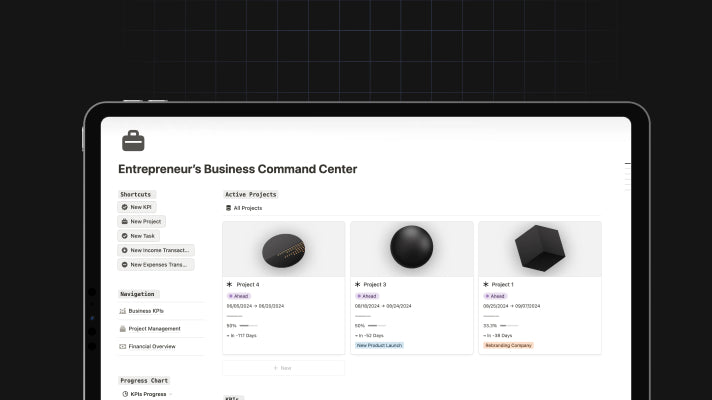 Entrepreneur’s Business Command Center preview