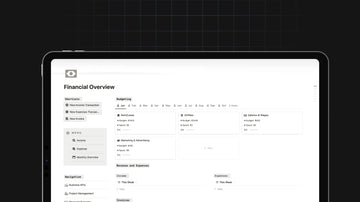 Business Finance Dashboard preview