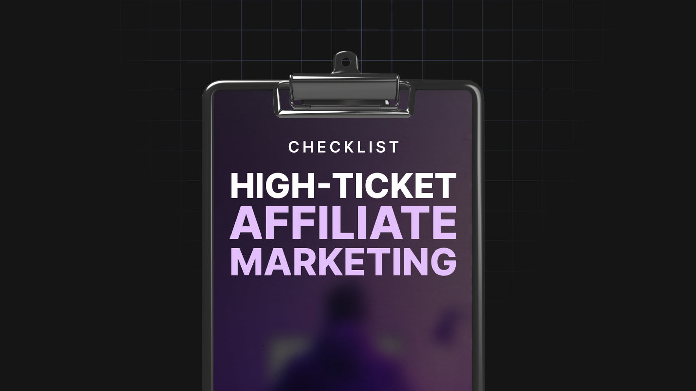 High-Ticket Affiliate Marketing - Checklist preview