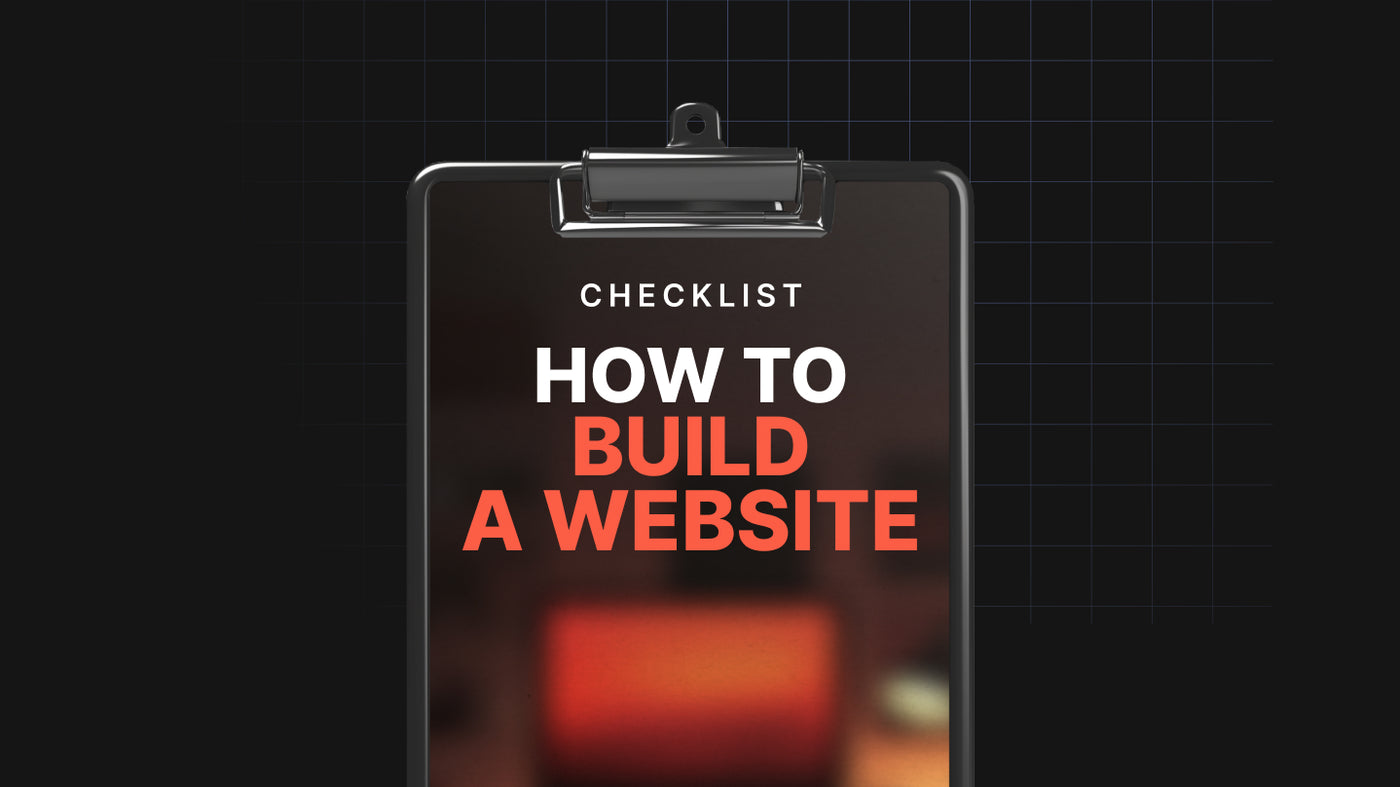How to Build a Website - Checklist preview