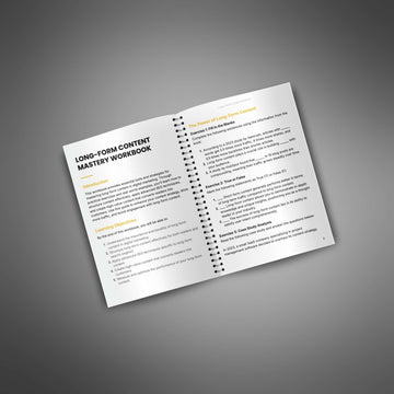 Long-Form Content Mastery - Workbook image 3