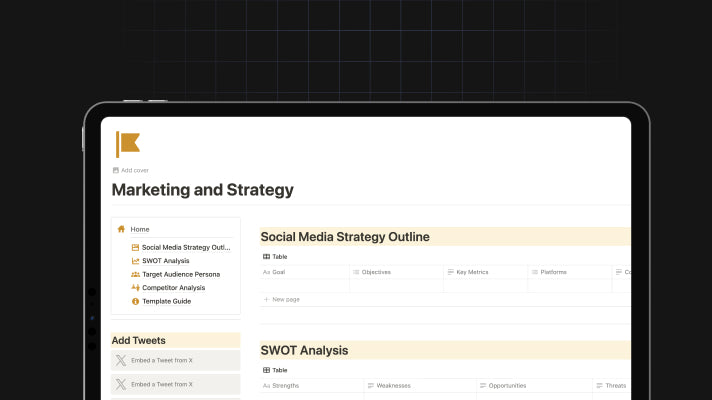 Marketing & Strategy Hub preview