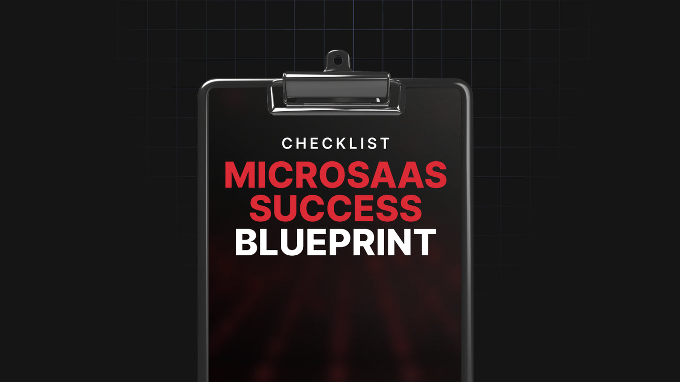 MicroSaaS Success Blueprint - Checklist preview