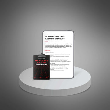 MicroSaaS Success Blueprint - Checklist image 3