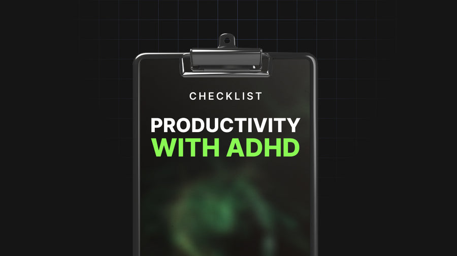 Productivity with ADHD - Checklist preview