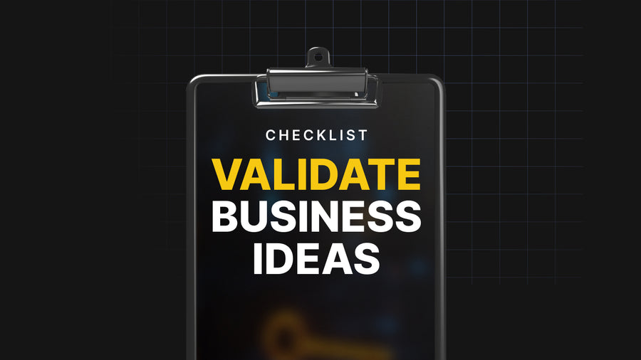 Validate Business Ideas - Checklist preview