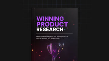 Winning Product Research - Ebook preview