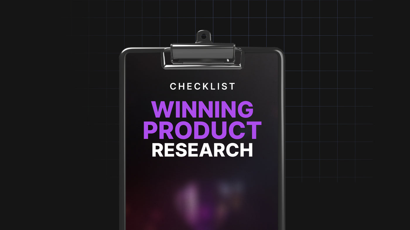 Winning Product Research - Checklist preview
